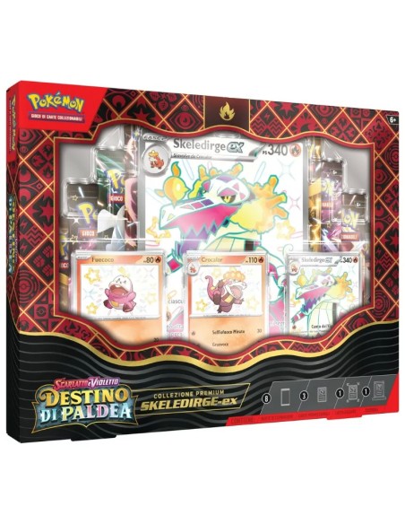 Pokemon - Destino Di Paldea - Collezione Premium - Skeledirge - Ex