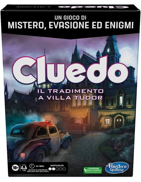 Hasbro Gaming - Cluedo Il tradimento a villa Tudor