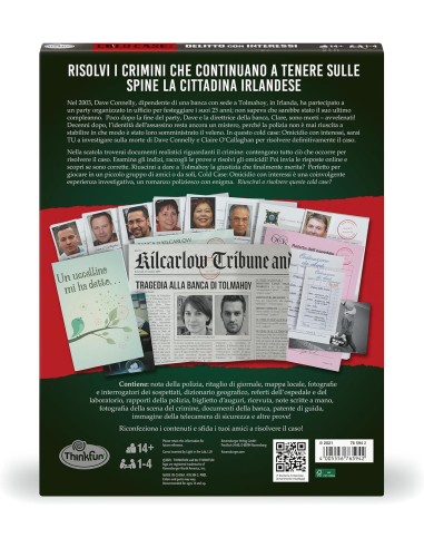 Thinkfun - Cold Case - Delitto Con Interessi