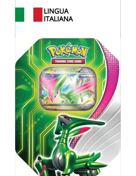 Pokemon - Tin da Collezione Scontro Paradossale - Fogliaferrea ex