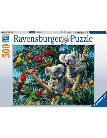 Ravensburger - Koala nell'albero -  14826 - Puzzle 500 pezzi