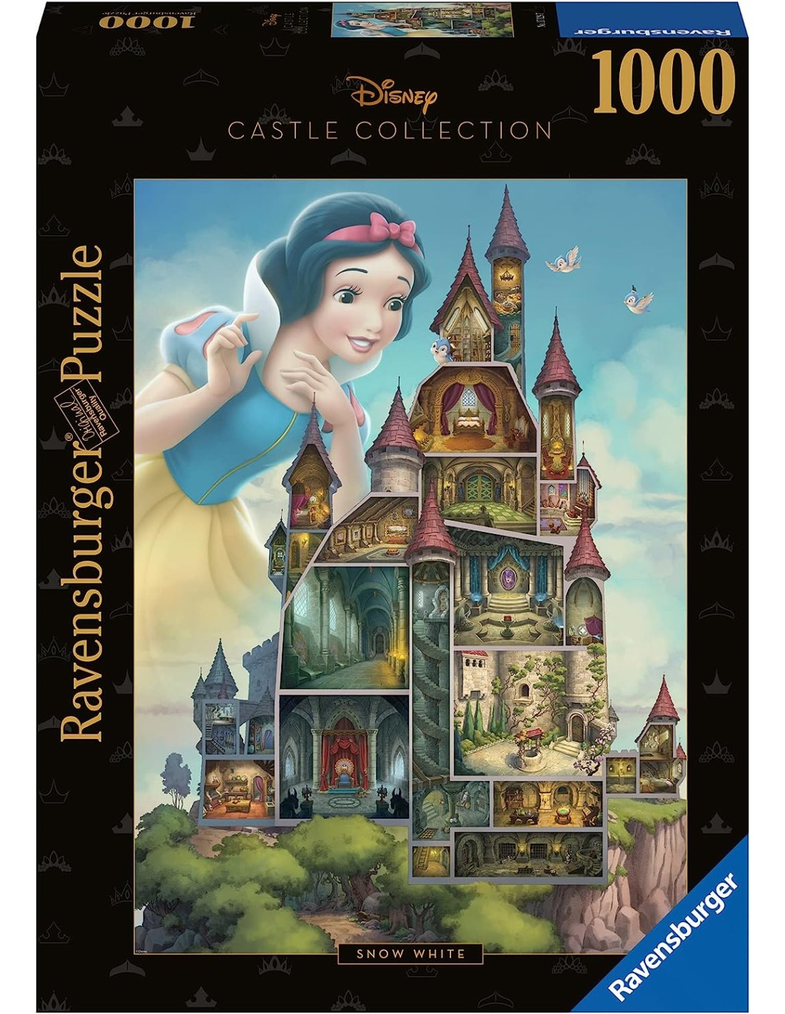 Ravensburger - Disney Castle Collection - Puzzle 1000 pezzi - Tempus Doni  Giochi