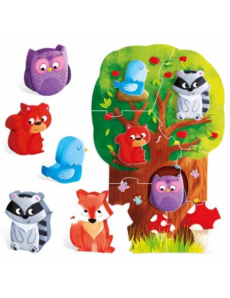 Headu - Montessori First Puzzle the Forest