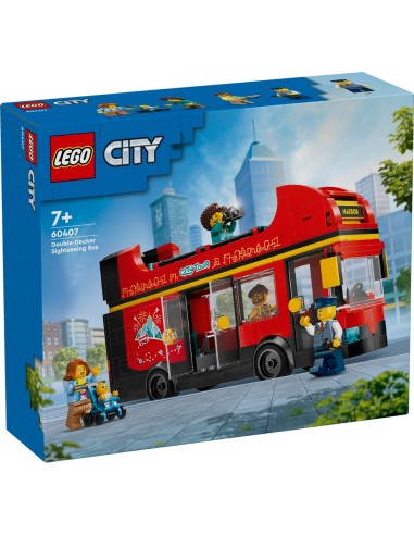 Lego Citi - Autobus turistico rosso a due piani - 60407