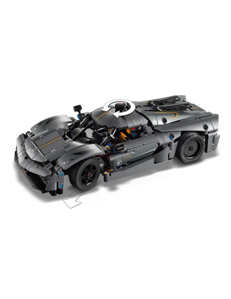 Lego - Technic - Hypercar Koenigsegg Jesko Absolut grigia - 42173