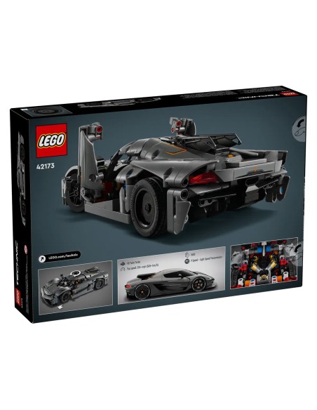 Lego - Technic - Hypercar Koenigsegg Jesko Absolut grigia - 42173