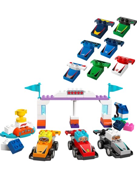 Lego - Duplo - Auto da corsa e piloti Team F1® - 10445