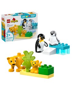 Lego - Duplo - Famiglie di animali: pinguini e leoni - 10442