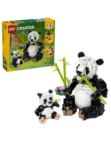 Lego - Creator - Animali selvatici: famiglia di panda - 31165