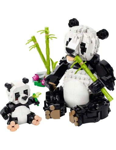Lego - Creator - Animali selvatici: famiglia di panda - 31165