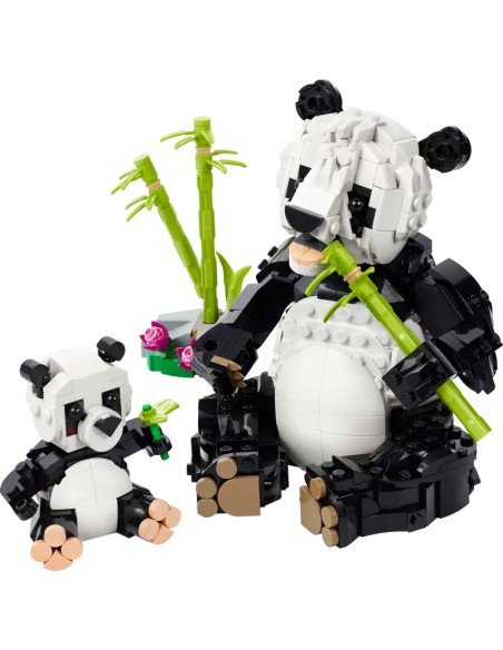 Lego - Creator - Animali selvatici: famiglia di panda - 31165