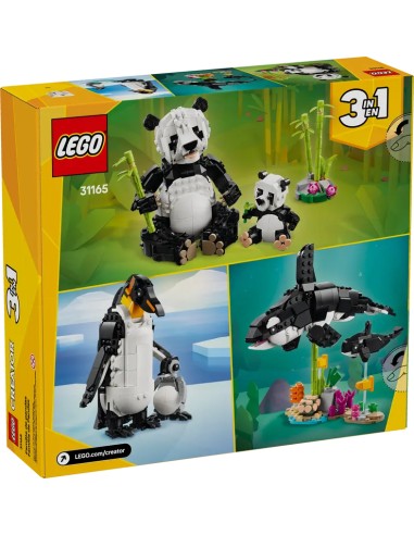 Lego - Creator - Animali selvatici: famiglia di panda - 31165