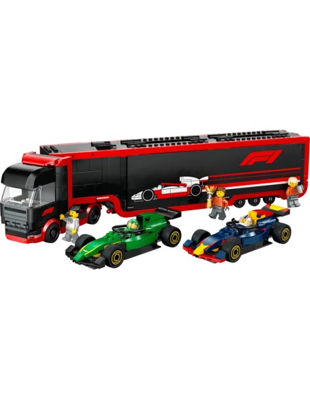 Lego - City - Autotrasportatore F1 con monoposto RB20 e AMR24 F1 - 60445
