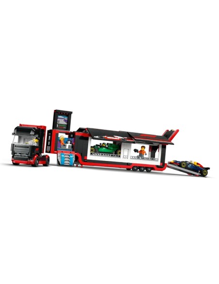 Lego - City - Autotrasportatore F1 con monoposto RB20 e AMR24 F1 - 60445