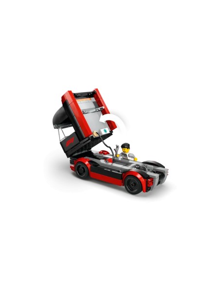 Lego - City - Autotrasportatore F1 con monoposto RB20 e AMR24 F1 - 60445