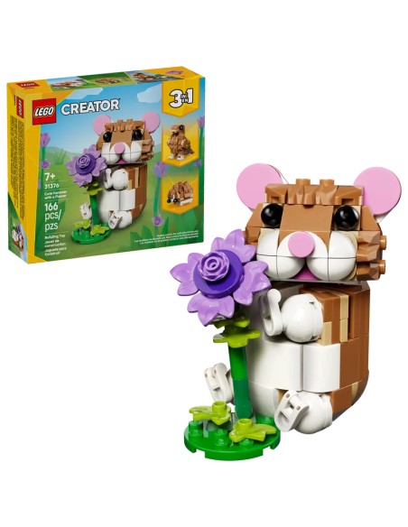 Lego - Creator -  Simpatico criceto con fiore - 31376