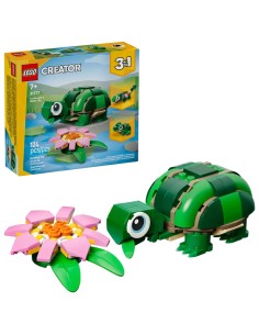 Lego - Creator - Tartaruga con fiore di ninfea - 31377