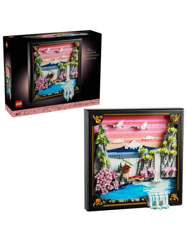 Lego - Art - Paesaggio giapponese con ciliegi fioriti - 31218