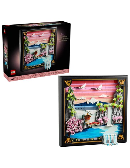 Lego - Art - Paesaggio giapponese con ciliegi fioriti - 31218
