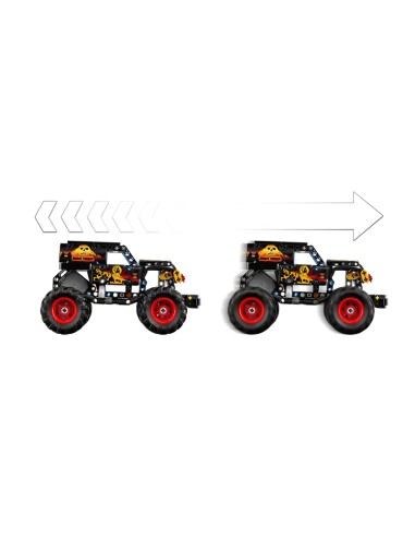 Lego - Technic - Monster Jam -  Grave Digger - Fuoco e Ghiaccio - 42219