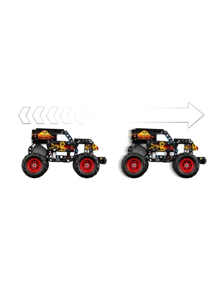 Lego - Technic - Monster Jam -  Grave Digger - Fuoco e Ghiaccio - 42219