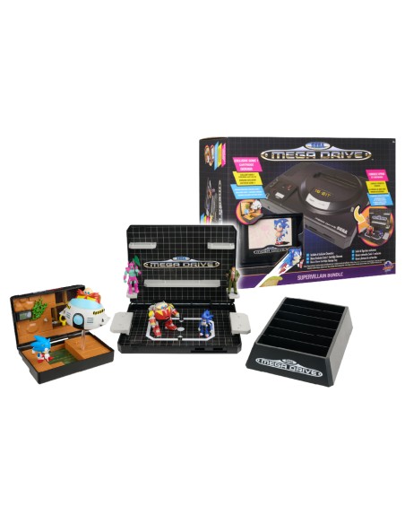 Console eroi - Sega Mega Drive - Console & Sonic - The Hedgehog Supervillain Bundle Diorama - 57547