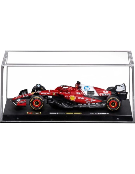 Burago - Ferrari SF-25 F1 Leclerc con casco - 36852L