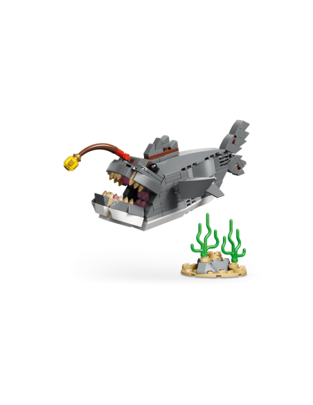 Lego - Creator 3 in 1 - Squalo con scrigno del tesoro - 31381