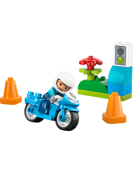 Lego - Duplo - Motocicletta blu della Polizia - 10471