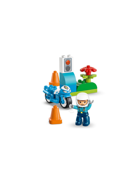 Lego - Duplo - Motocicletta blu della Polizia - 10471