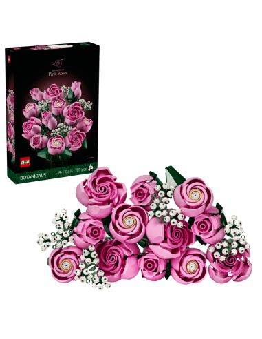 Lego - Botanicals - Bouquet di rose rosa - 10374