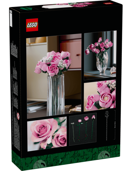 Lego - Botanicals - Bouquet di rose rosa - 10374