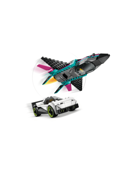 Lego - City - Jet contro Auto sportiva - 60489
