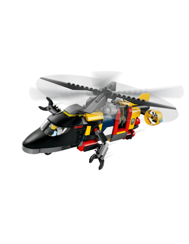 Lego - City - Elicottero, autopompa e sottomarino - 60462