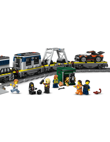Lego - City - Rapina al treno della polizia  - 60508