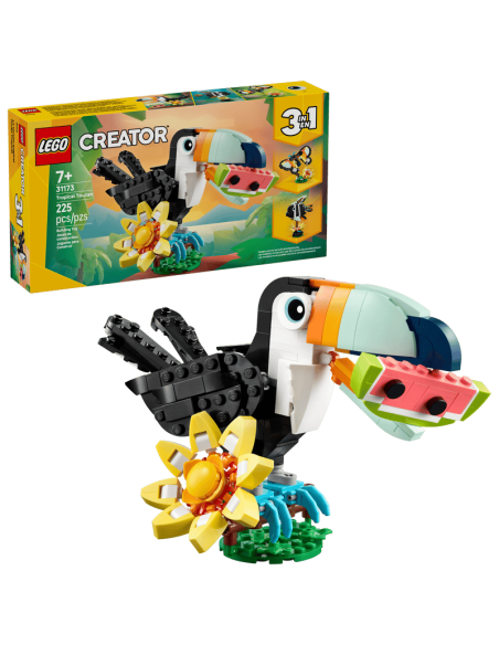 Lego - Creator - Animali selvatici - Tucano tropicale - 31173