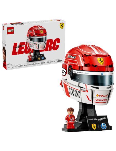 Lego - Editions -  Casco di Charles Leclerc Scuderia Ferrari - 43014