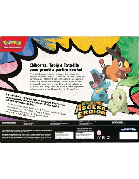 Pokémon - Collezione con spilla deluxe Compagni D Avventura - Ascesa Eroica - 10301