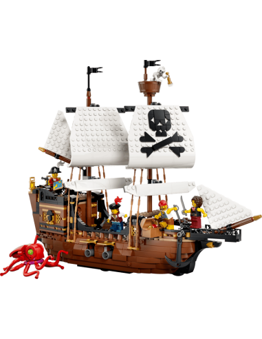 Lego - Creator 3-in-1 - Iconica nave da pirata - 31387