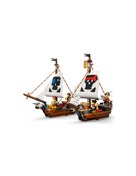 Lego - Creator 3-in-1 - Iconica nave da pirata - 31387