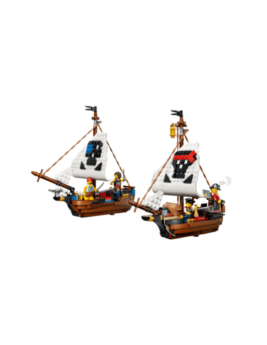 Lego - Creator 3-in-1 - Iconica nave da pirata - 31387