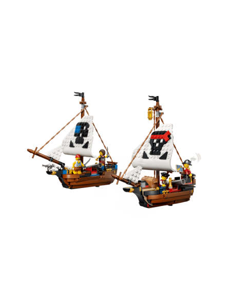 Lego - Creator 3-in-1 - Iconica nave da pirata - 31387