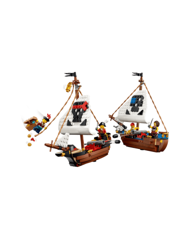 Lego - Creator 3-in-1 - Iconica nave da pirata - 31387