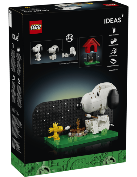 Lego - Ideas - Peanuts la cuccia di Snoopy - 21368