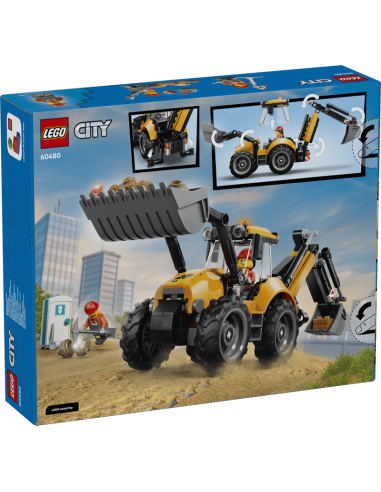 Lego - City - Scavatrice da cantiere gialla - 60480