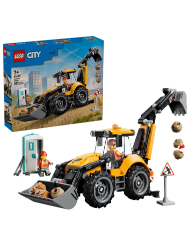 Lego - City - Scavatrice da cantiere gialla - 60480
