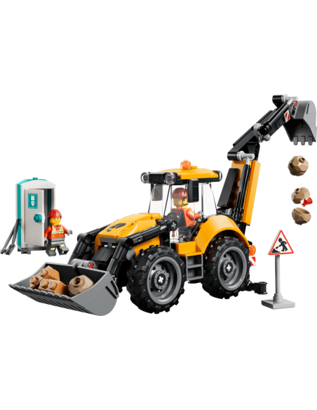 Lego - City - Scavatrice da cantiere gialla - 60480