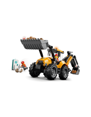Lego - City - Scavatrice da cantiere gialla - 60480