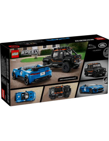Lego - Speed Champions - Jaguar Project 7 e Land Rover Defender - 77264