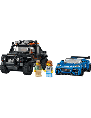Lego - Speed Champions - Jaguar Project 7 e Land Rover Defender - 77264